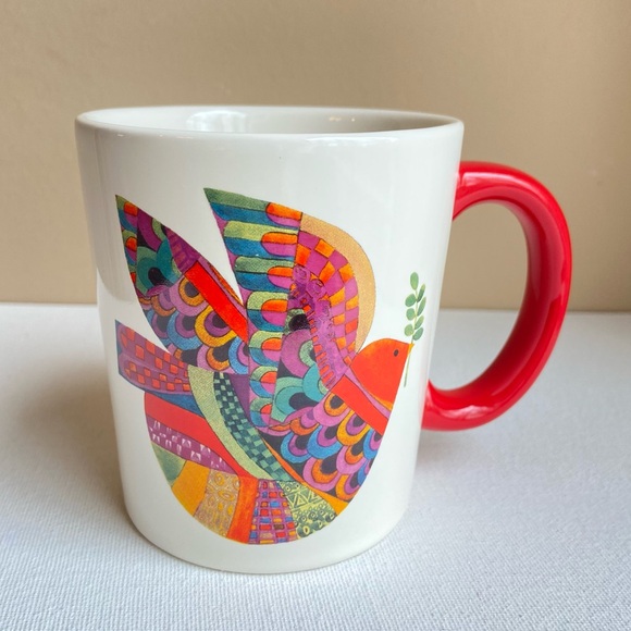 UNICEF by Hallmark ceramic coffee and tea mug Dove with olive branch and Peace - Picture 1 of 9